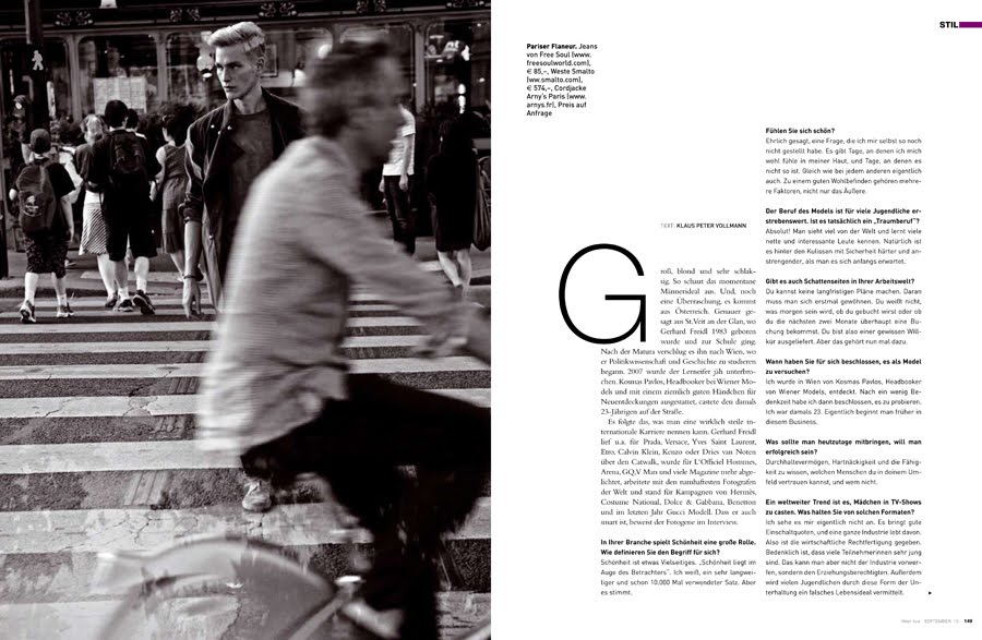 Gerhard Freidl for Wien Live Magazine