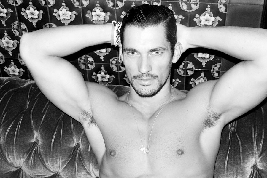 Supermodel David Gandy snapped by Terry Richardson during their Sergio K 