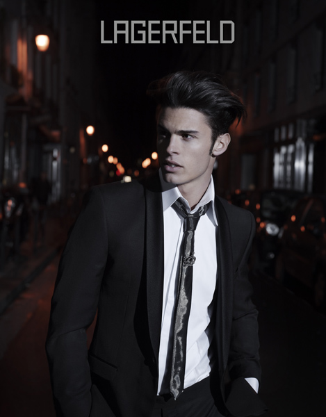 Baptiste Giabiconi Karl Lagerfeld