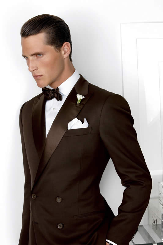 38 Cute Chocolate Brown Wedding Ideas Brown Suit Wedding Brown Tux Wedding Suits Men