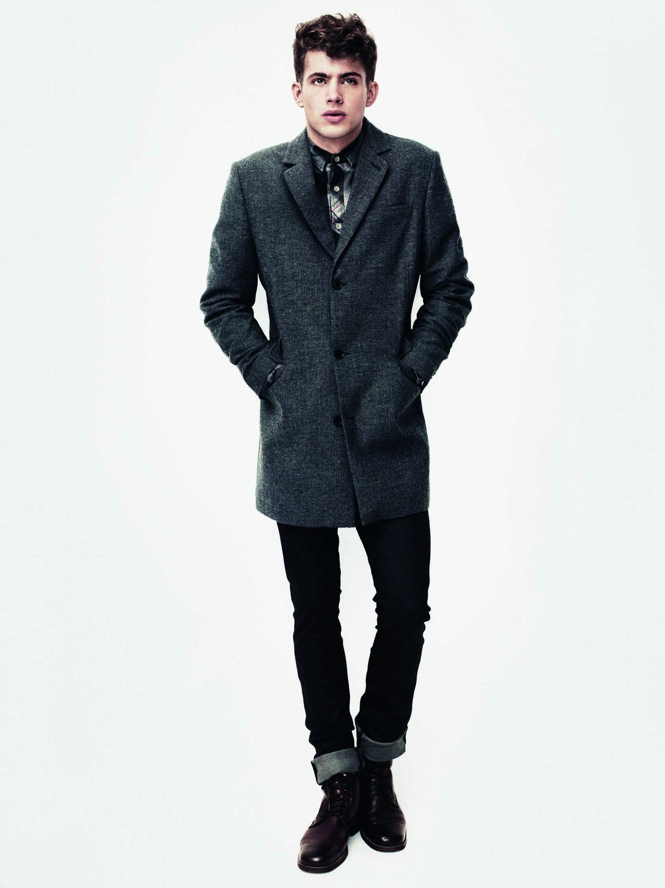 ... Jamie Wise poses for the fall winter Zara Young campaign imagery