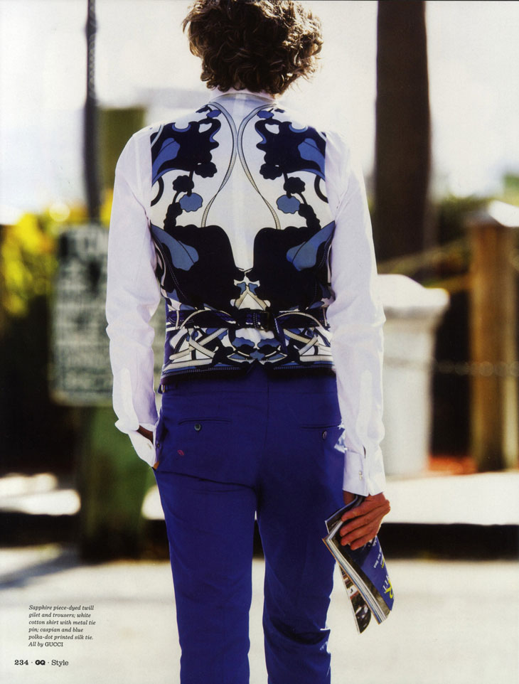Aiden Shaw by Hans Feurer for GQ Style UK