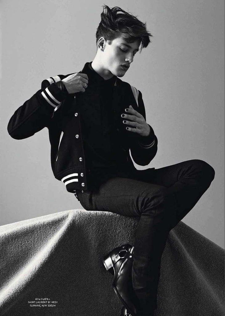 Saint Laurent by Hedi Slimane by Mel Bles for GQ Style Germany