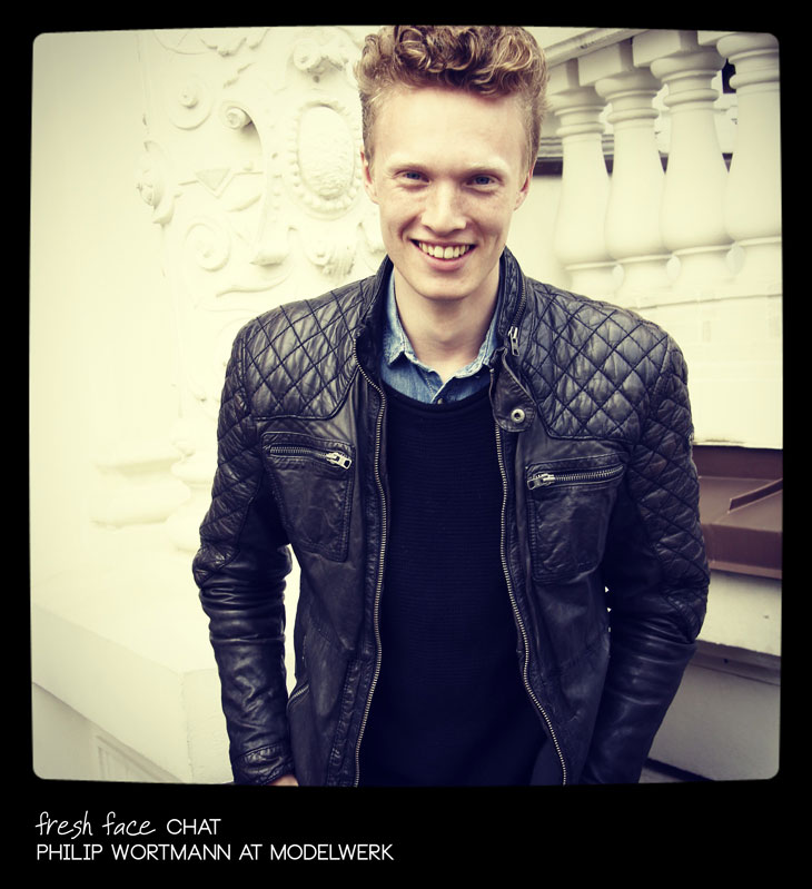 Fresh Face Chat Philip Wortmann at Modelwerk