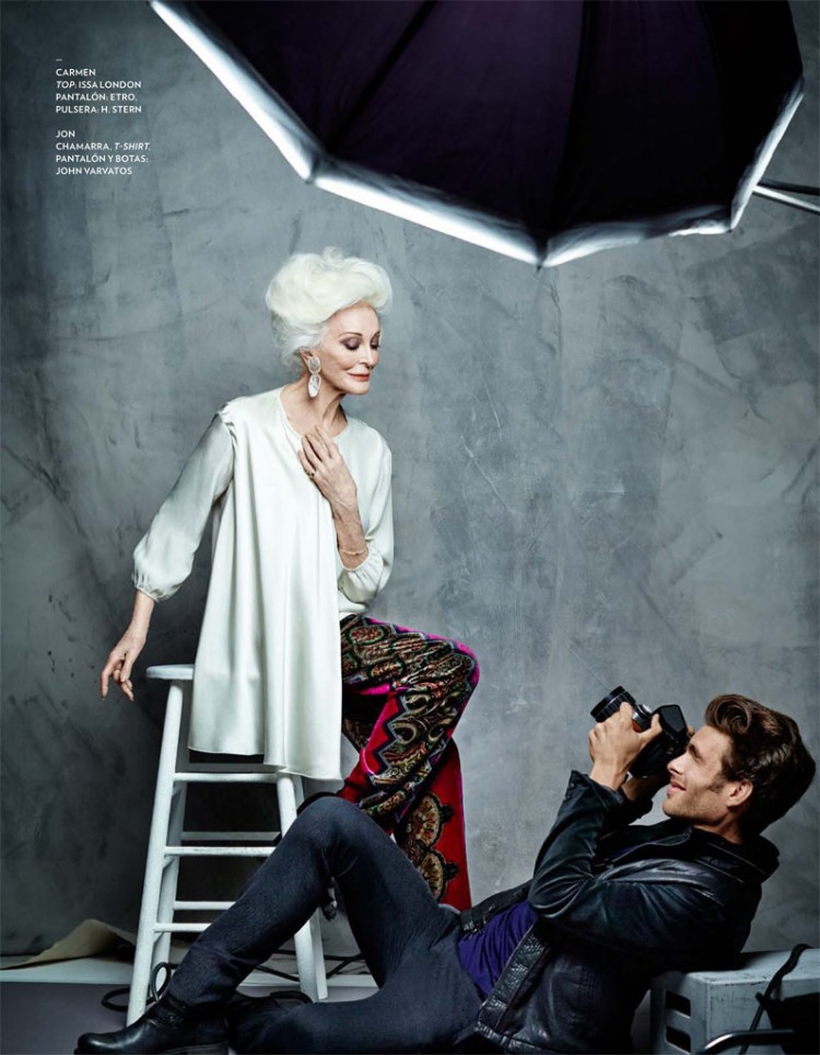 Jon Kortajarena and Carmen Dell'Orefice for El Libro Amarillo 05