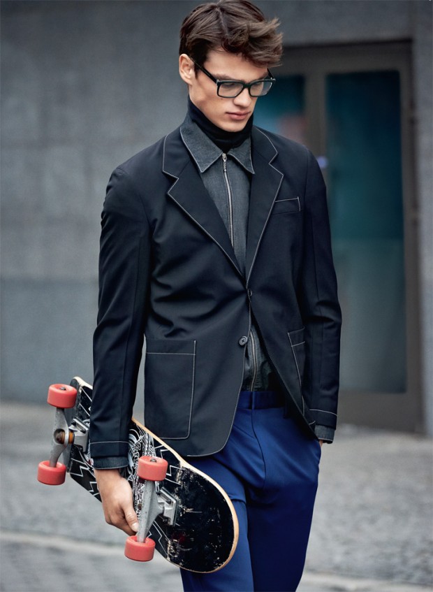 Filip Hrivnak Lands The Cover of ELLE Man