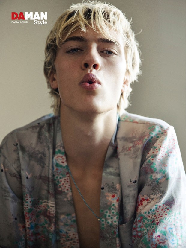 Lucky Blue Smith for DA MAN Style by Mitchell Nguyen McCormack