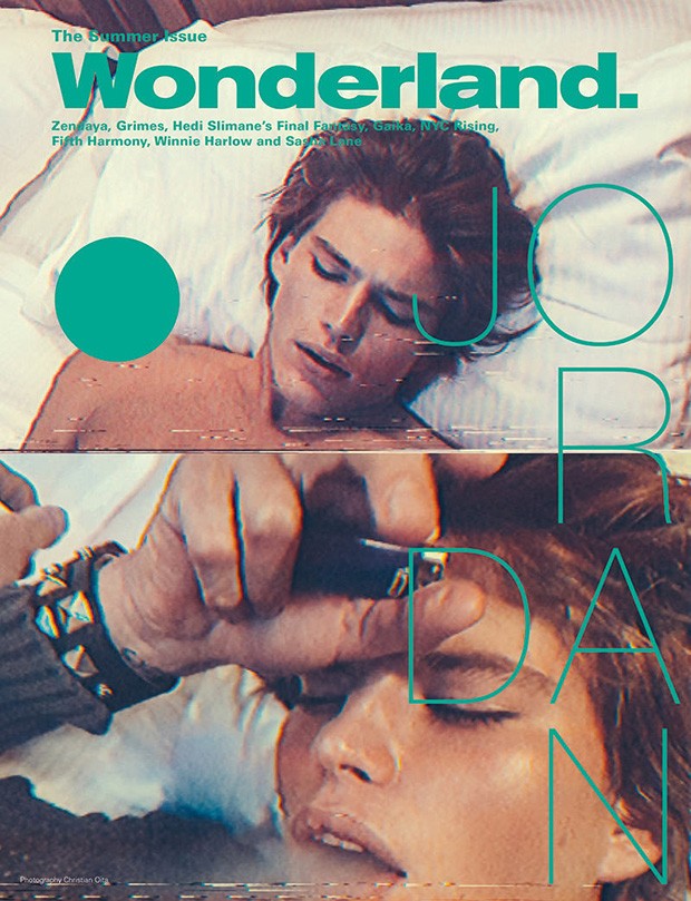 Jordan Barrett by Christian Oita for Wonderland (1)