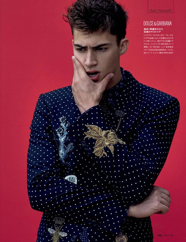 Top Models Pose in Fall Winter 2016.17 Looks for GQ Japan