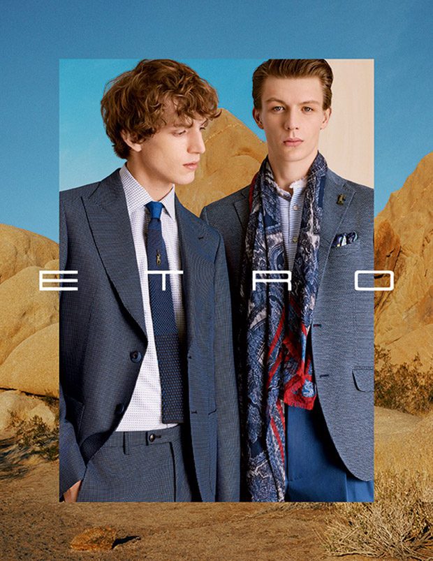 Etro Spring Summer 2017 Starring Xavier Buestel, Finnlay Davis & Ilja ...