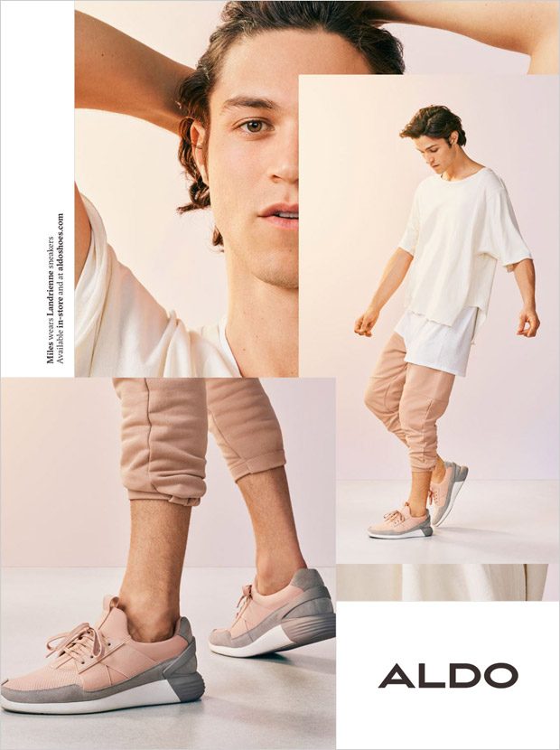 Aldo Shoes Spring Summer Featuring Model Miles