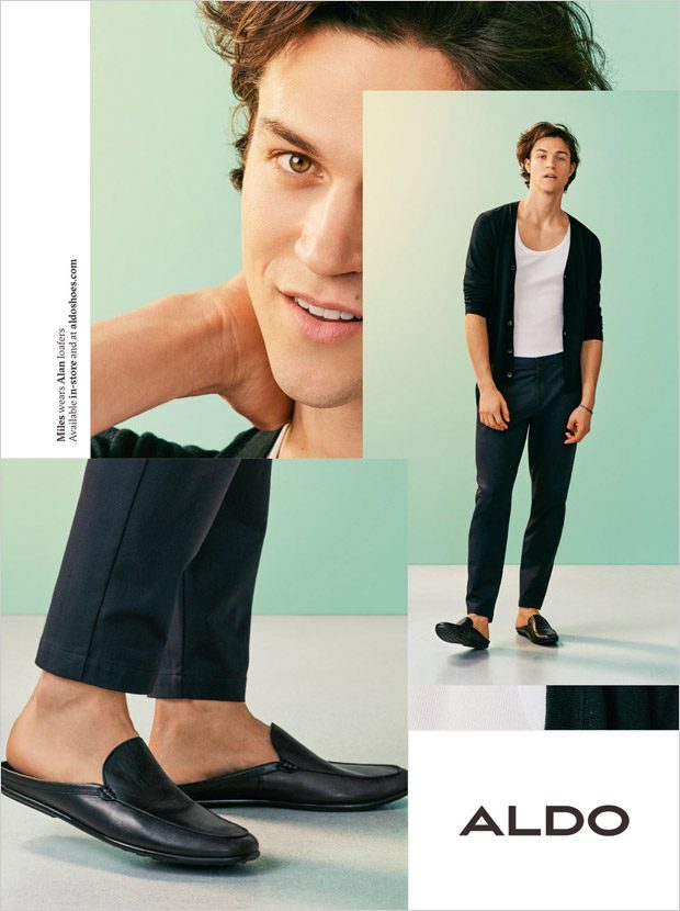 Aldo Shoes Spring Summer Featuring Model Miles
