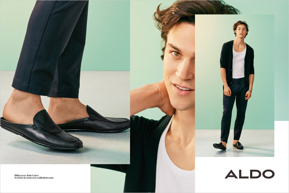 Aldo Shoes Spring Summer Featuring Model Miles