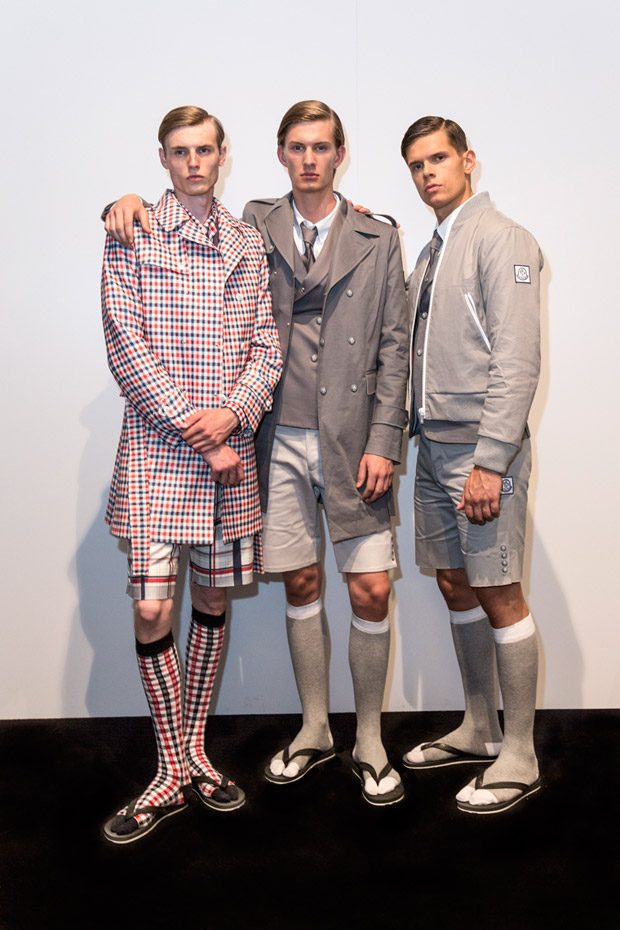 MFW Backstage: Moncler Gamme Bleu Spring Summer 2018