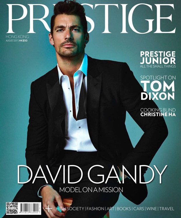 David Gandy Is The Cover Star Of Prestige Hong Kong August 2017 Issue