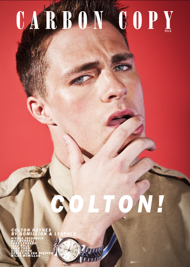 Model and Actor Colton Haynes for Carbon Copy #15