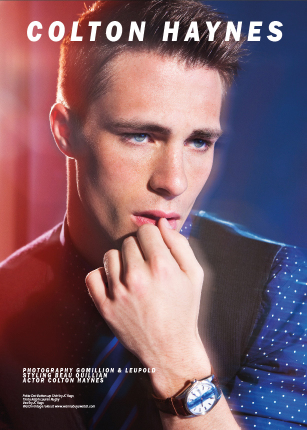 Colton Haynes by Gomillion & Leupold for Carbon Copy