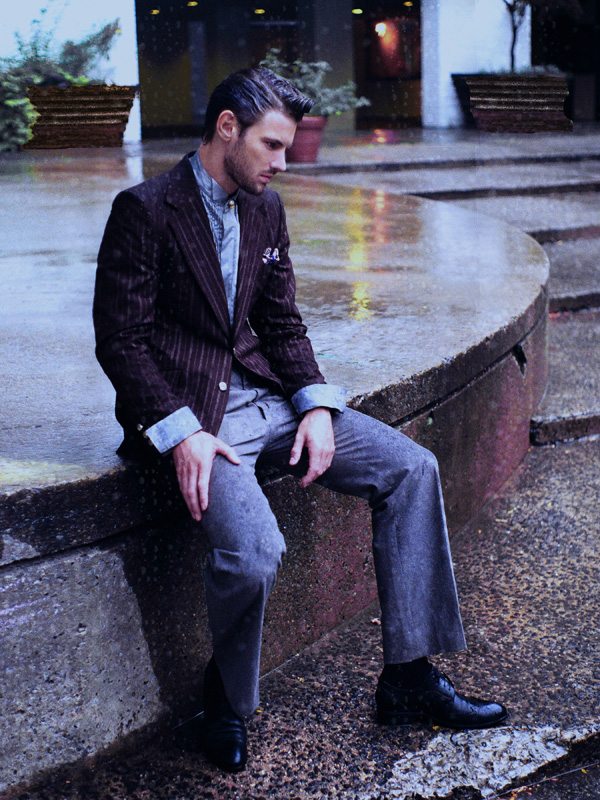 James Collins In About the Rain by Joseph Bleu for Male Model Scene