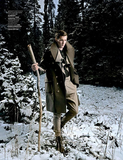 Stan Jouk and Tyler Riggs for GQ Russia