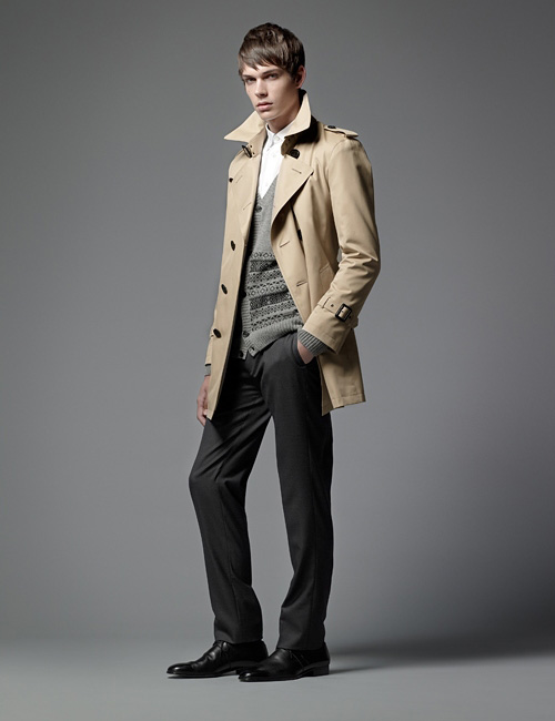 Ethan James for Burberry Black Label Fall Winter 2011.12