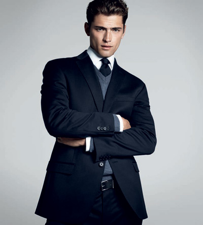 Sean O'Pry for OVS industry Fall Winter 2011.12
