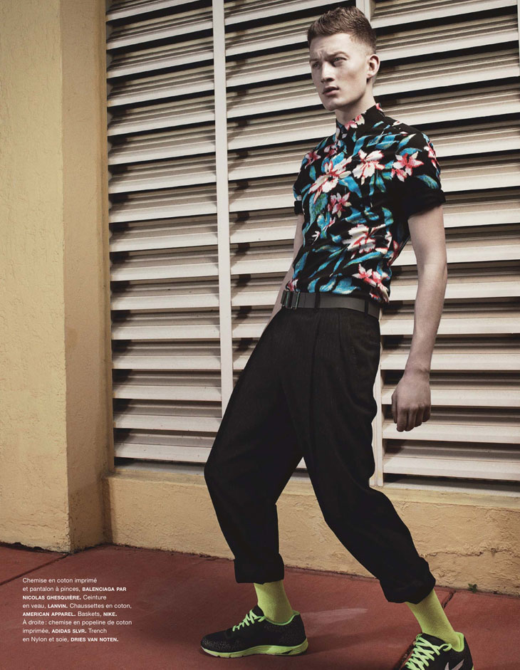 Bastian Thiery by Gregory Harris for Numéro Homme