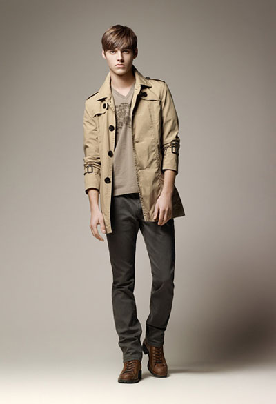 Burberry male model sale