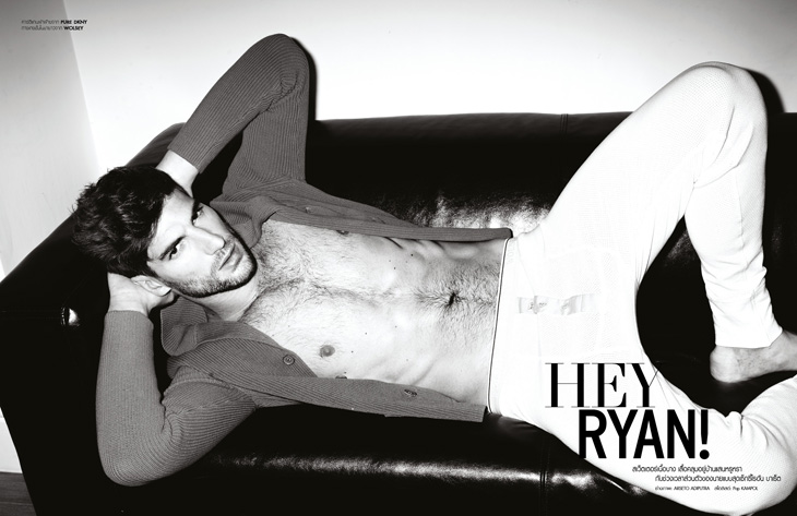 Ryan Barrett for Versace Underwear Spring/Summer 2013 – The