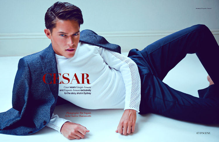 Cesar Casier by Pat Supsiri for D'SCENE Magazine