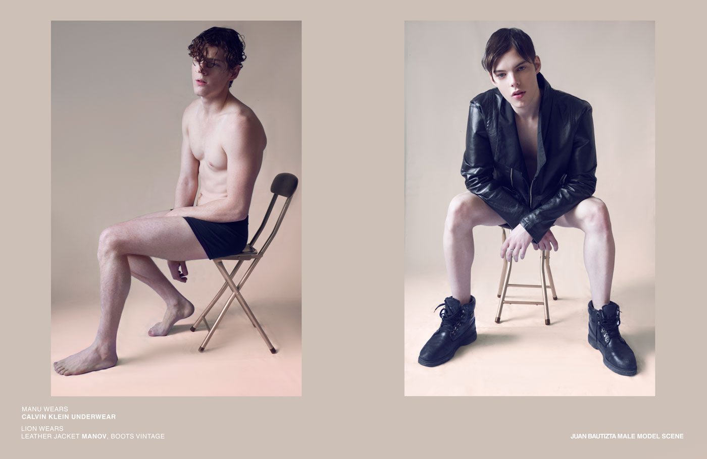 Find more male model scene editorials.