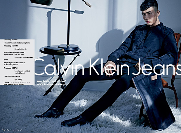 Calvin Klein Jeans FW15 Menswear by Mario Sorrenti