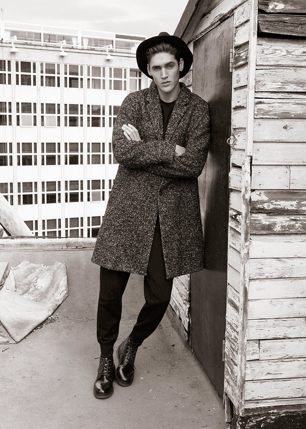 Isaac Carew for Pull & Bear Black Label FW15