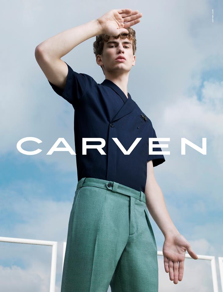 Sam Heijblom Is The New Face of CARVEN - Male Model Scene