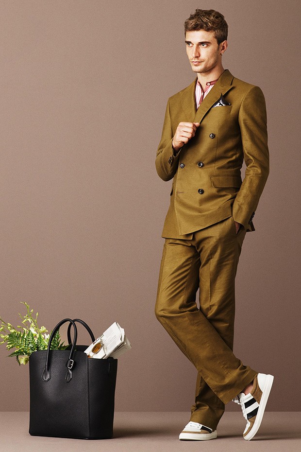 Clement Chabernaud for Bally Spring Summer 2016 Lookbook - Male Model Scene