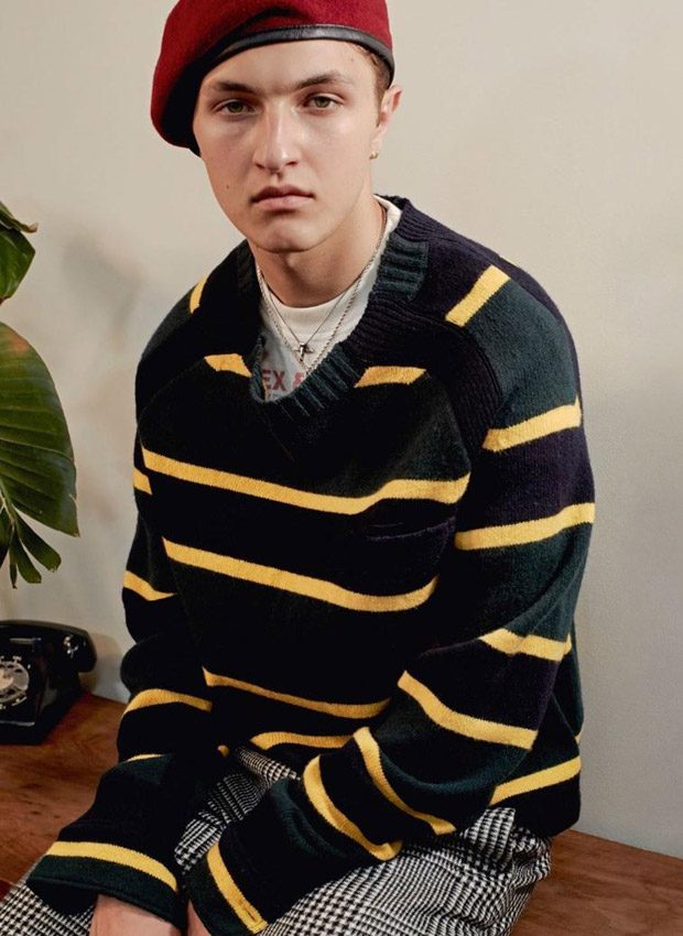 Anwar Hadid Poses for Vogue Hommes Fall Winter 2016 Issue