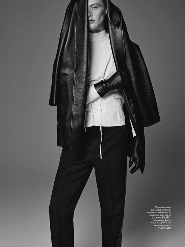 Roberto Sipos Stars in Vogue Ukraine Man Fall Winter 2016 Cover Story