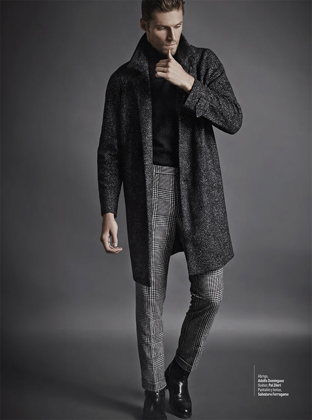 Mikus Lasmanis Models Classic Fall Fashion Looks for GQ Mexico