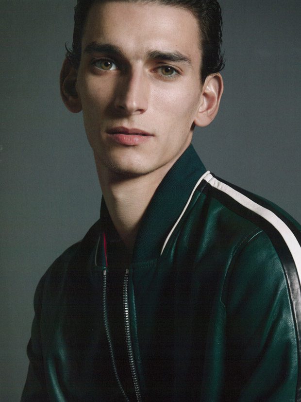 Top Model Thibaud Charon Poses in Bally for FASHION FOR MEN