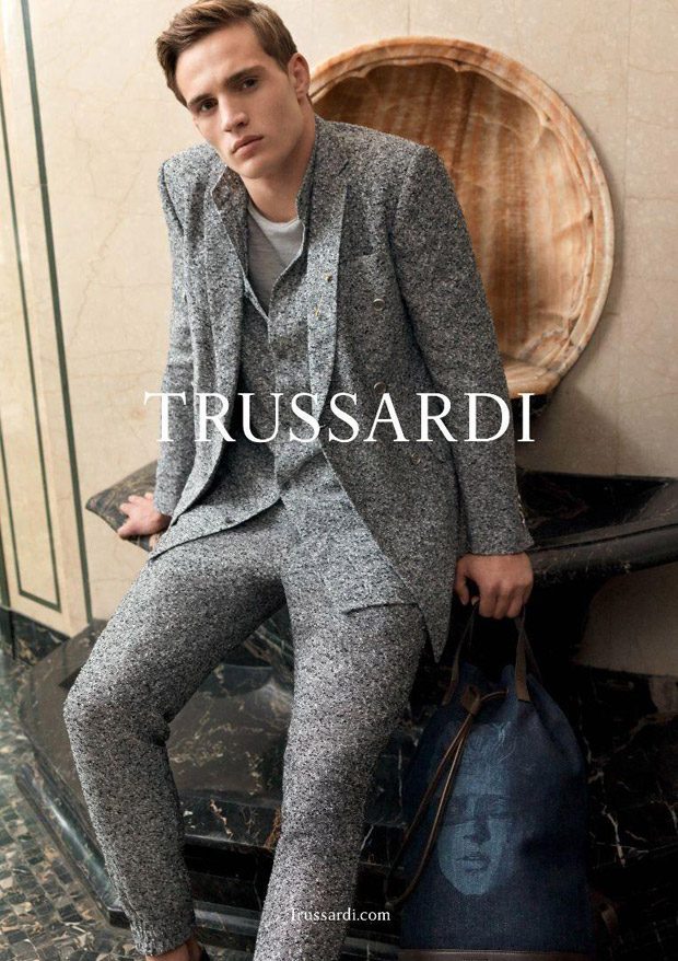 Julian Schneyder Models Trussardi Spring Summer 2017 Collection