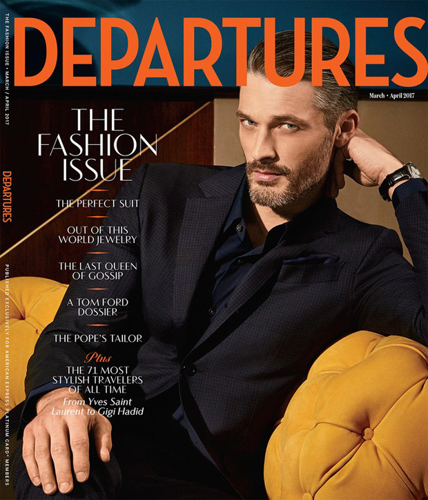 Ben Hill Stars in the Cover Story of Departures Magazine Fashion Issue