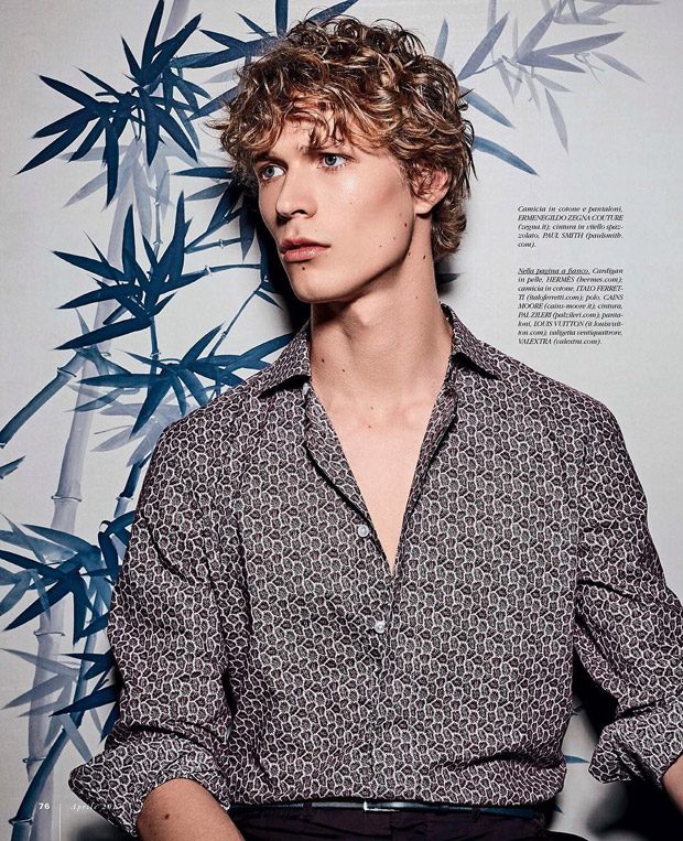 The Lord of the Prints: Sven de Vries Stars in Gentleman Magazine Cover ...