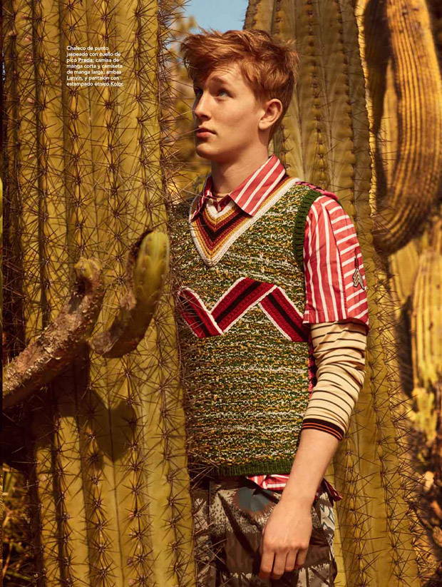 Conner Rowson in Chameleon Colors for GQ Spain June 2017 Issue