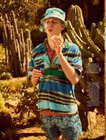 Conner Rowson in Chameleon Colors for GQ Spain June 2017 Issue