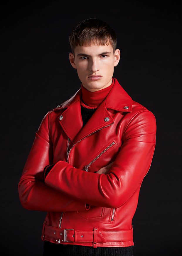 Tom Coysman Models Versace Pre-Fall 2017 Menswear Collection