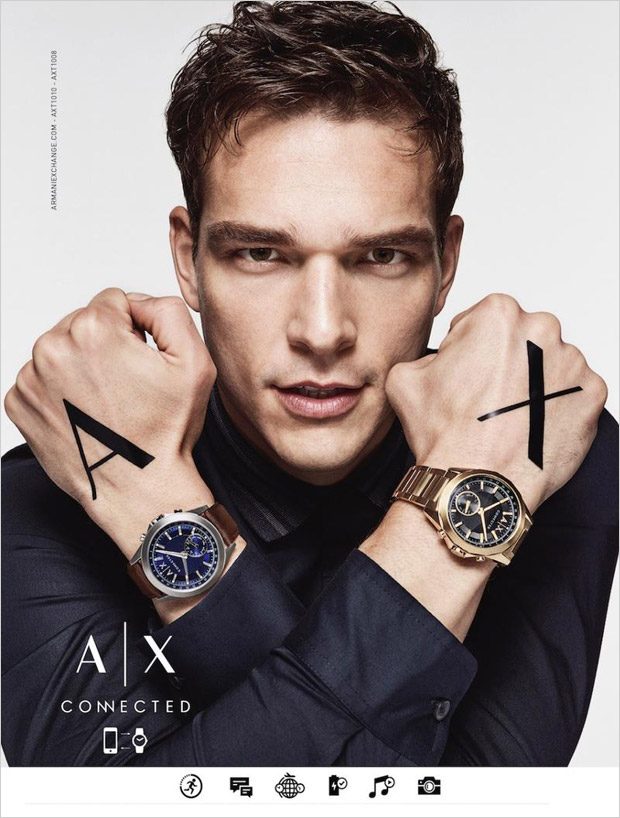 Alexandre Cunha is the Face of Armani Exchange Watches
