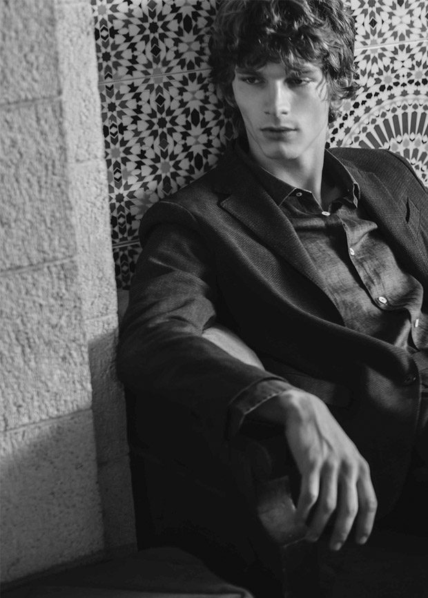 Les Voyageurs: Erik van Gils Models Massimo Dutti Spring 2018 Collection