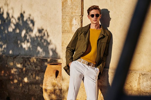 Mathias Lauridsen Models Canali Spring Summer 2018 Eyewear Collection
