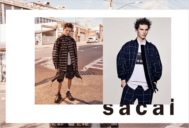 Eli Epperson is the Face of Sacai Spring Summer 2018 Collection
