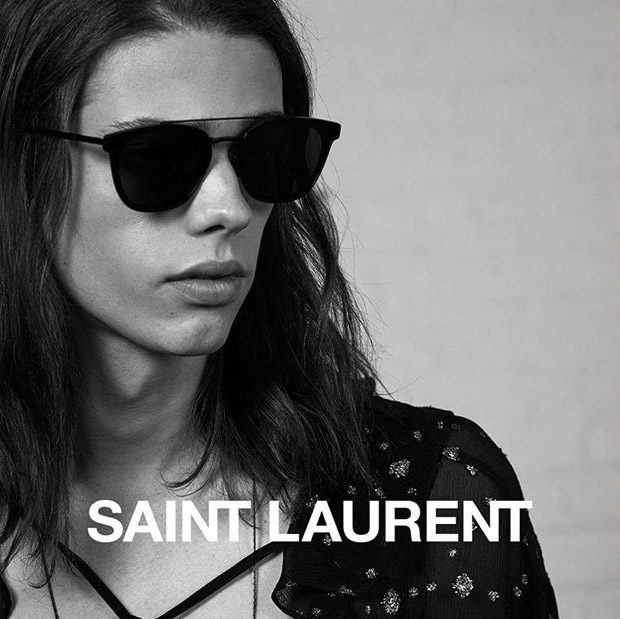 Erin Mommsen is the Face of Saint Laurent Spring Summer 2018 Eyewear