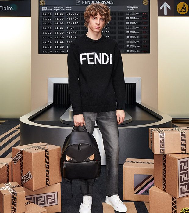 Giulio Donvito Models Fendi Pre-Fall 2018 Collection